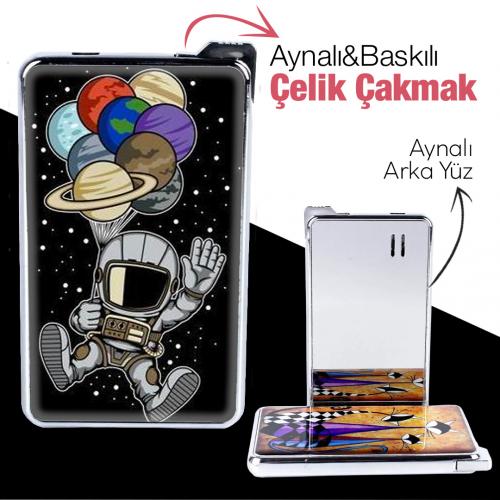 Aynalı Çelik Çakmak - Astronot - Halkkitabevi