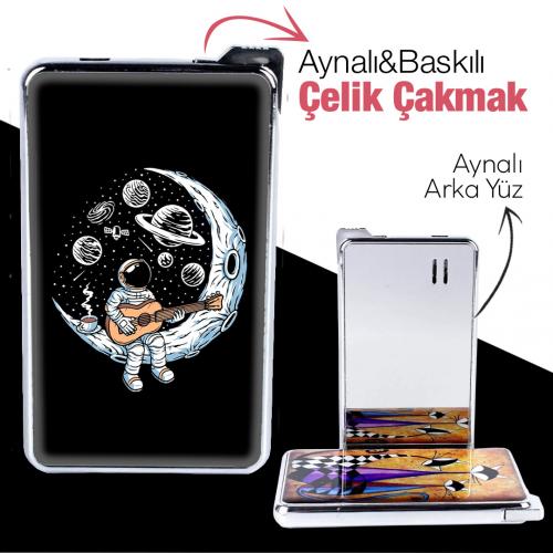 Aynalı Çelik Çakmak - Astronot Gitarcı - Halkkitabevi
