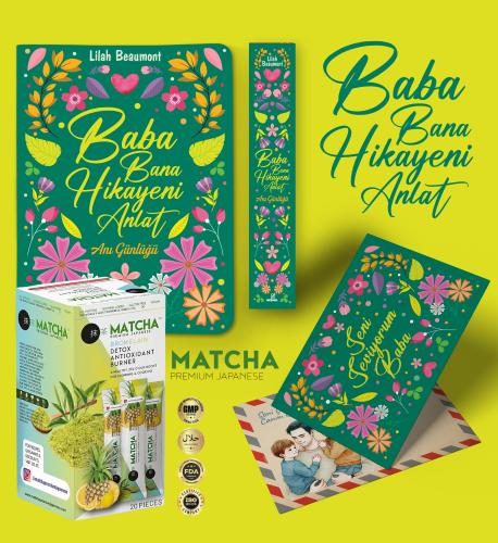 Baba Bana Hikayeni Anlat Ayraç Kartpostal - Bromelain Matcha Çayı