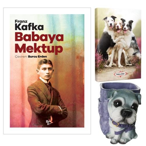 Babaya Mektup - Franz Kafka ve Dekoratif Köpek Kalemlik - Neşeli Dostlar Planlama Defteri
