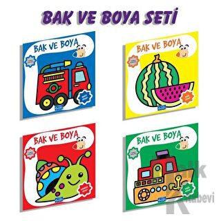 Bak Ve Boya Seti 4 Kitap - Artenino Seti - Halkkitabevi