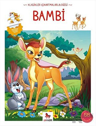 Bambi - Klasikler Çıkartmalarla Dizisi - Halkkitabevi