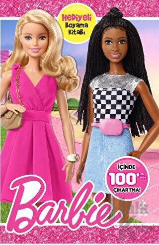 Barbie 100+ Çıkartma Hediyeli Boyama Kitabı