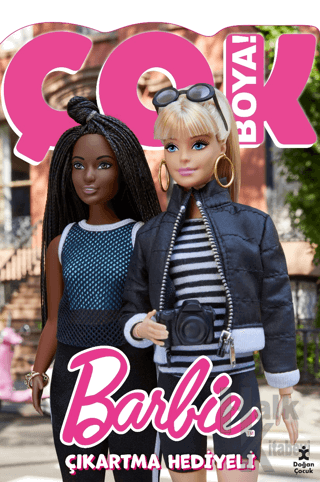 Barbie Çok Boya Çıkartmalı Dev Boyama Kitabı - Halkkitabevi