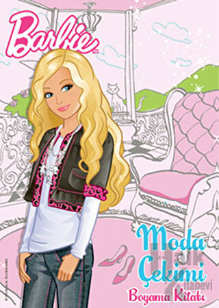 Barbie Moda Çekimi Boyama Kitabı