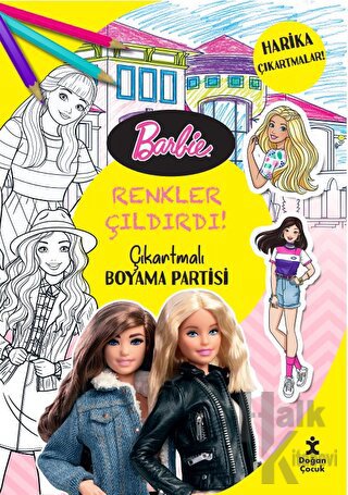 Barbie - Renkler Çıldırdı! Çıkartmalı Boyama Partisi