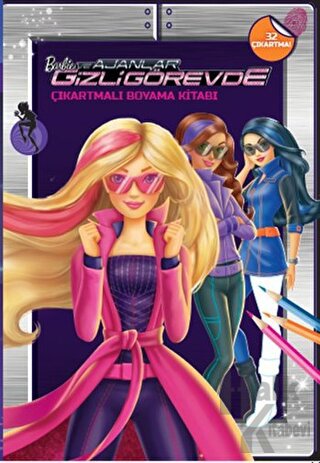 Barbie ve Ajanlar Gizli Görevde - Çıkartmalı Boyama Kitabı - Halkkitab