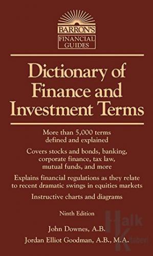 Barron's Dictionary Of Finance And İnvestment Terms
