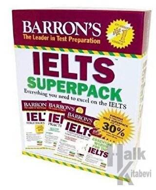 Barron's IELTS Superpack : The Leader in Test Preparation - Halkkitabe