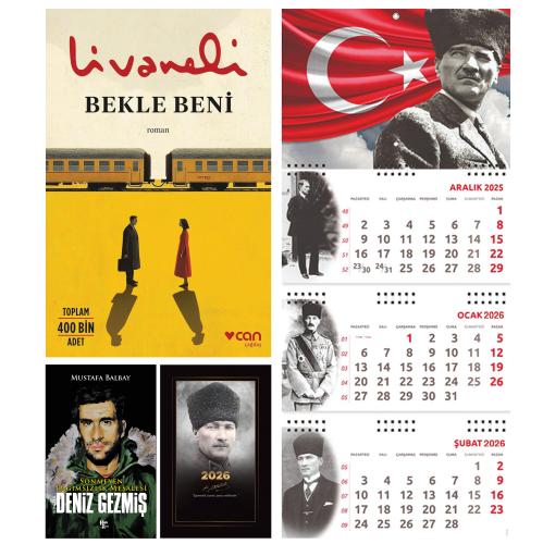 Bekle Beni ve Bitmeyen Deniz Gezmiş - Komutan Ajanda - Ayyıldız Duvar Takvimi