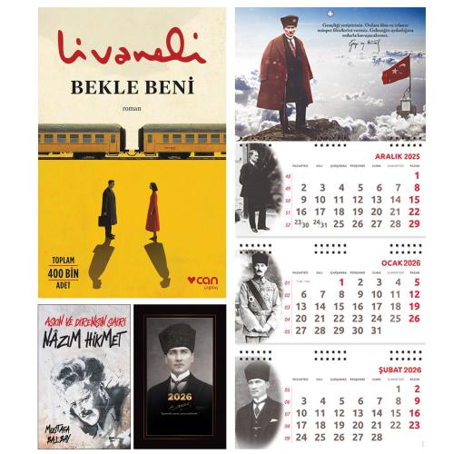 Bekle Beni ve Nazım Hikmet - Kalpaklı Ajanda - Sakarya Duvar Takvimi