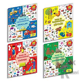 Benim İlk Yapıştırmalarım Seti - 4 Kitap Takım - Halkkitabevi