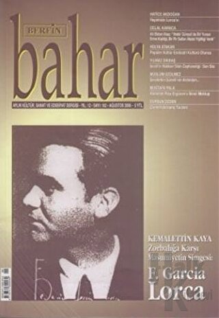 Berfin Bahar Aylık Kültür, Sanat ve Edebiyat Dergisi Sayı: 102