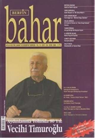 Berfin Bahar Aylık Kültür, Sanat ve Edebiyat Dergisi Sayı: 104 - Halkk