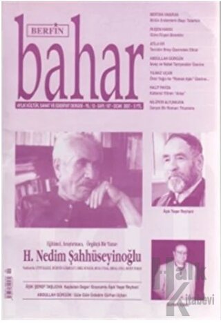 Berfin Bahar Aylık Kültür, Sanat ve Edebiyat Dergisi Sayı: 107