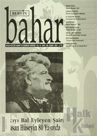 Berfin Bahar Aylık Kültür, Sanat ve Edebiyat Dergisi Sayı: 108 - Halkk