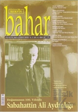 Berfin Bahar Aylık Kültür, Sanat ve Edebiyat Dergisi Sayı: 110