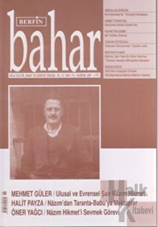 Berfin Bahar Aylık Kültür, Sanat ve Edebiyat Dergisi Sayı: 112 - Halkk