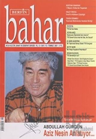 Berfin Bahar Aylık Kültür, Sanat ve Edebiyat Dergisi Sayı: 113