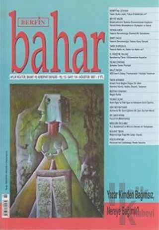 Berfin Bahar Aylık Kültür, Sanat ve Edebiyat Dergisi Sayı: 114 - Halkk