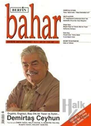 Berfin Bahar Aylık Kültür, Sanat ve Edebiyat Dergisi Sayı: 139 - Halkk