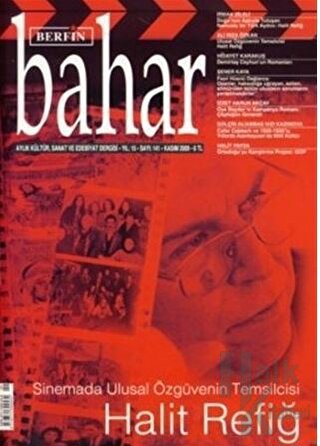 Berfin Bahar Aylık Kültür, Sanat ve Edebiyat Dergisi Sayı: 141