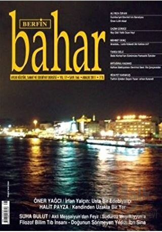 Berfin Bahar Aylık Kültür, Sanat ve Edebiyat Dergisi Sayı: 166 - Halkk