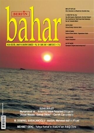Berfin Bahar Aylık Kültür, Sanat ve Edebiyat Dergisi Sayı: 169 - Halkk