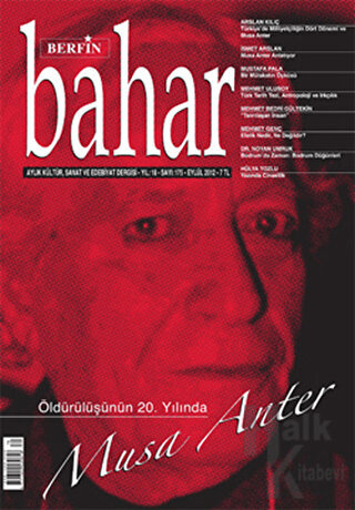 Berfin Bahar Aylık Kültür, Sanat ve Edebiyat Dergisi Sayı: 175 - Halkk