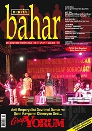 Berfin Bahar Aylık Kültür, Sanat ve Edebiyat Dergisi Sayı: 177 - Halkk