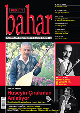 Berfin Bahar Aylık Kültür, Sanat ve Edebiyat Dergisi Sayı: 182 - Halkk