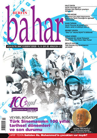 Berfin Bahar Aylık Kültür, Sanat ve Edebiyat Dergisi Sayı: 202