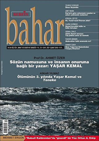 Berfin Bahar Aylık Kültür Sanat ve Edebiyat Dergisi Sayı: 252 Şubat 2019