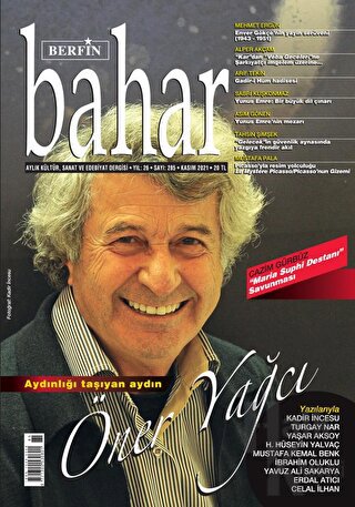 Berfin Bahar Aylık Kültür Sanat ve Edebiyat Dergisi Sayı: 285 Kasım 20