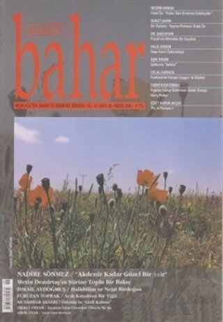 Berfin Bahar Aylık Kültür, Sanat ve Edebiyat Dergisi Sayı: 99