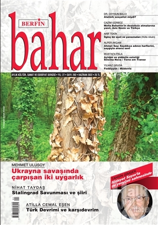 Berfin Bahar Dergisi Sayı: 292 Haziran 2022 - Halkkitabevi