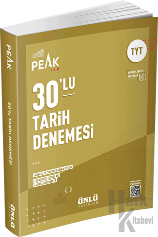 Best Peak 30’lu TYT Tarih Denemesi Ünlü Yayınları - Halkkitabevi