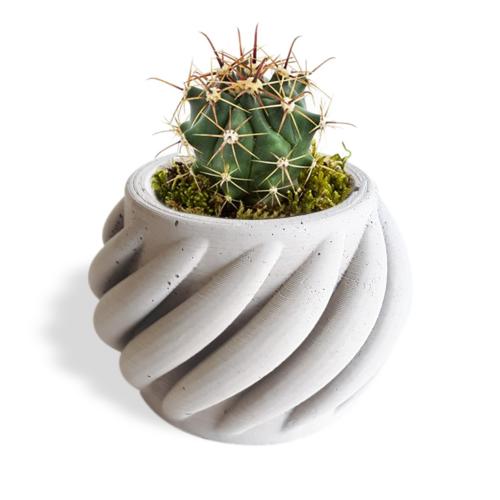 Beton Sarmal Saksı - Halkkitabevi