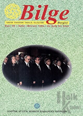 Bilge Dergisi Sayı: 20 / Bahar 1999
