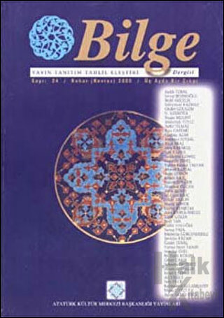 Bilge Dergisi Sayı: 24 / Bahar 2000