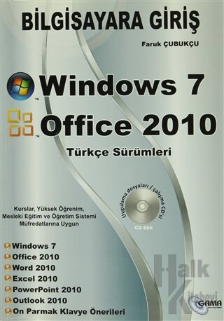 Bilgisayara Giriş: Windows 7 - Office 2010 - Halkkitabevi