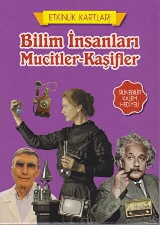Bilim İnsanları Mucitler-Kaşifler - Etkinlik Kartları - Halkkitabevi