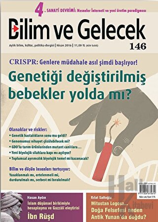 Bilim ve Gelecek Dergisi Sayı: 146 Nisan 2016 - Halkkitabevi