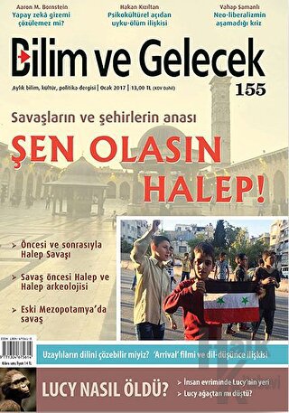 Bilim ve Gelecek Dergisi Sayı: 155 Ocak 2017 - Halkkitabevi