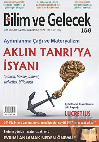 Bilim ve Gelecek Dergisi Sayı: 156 Şubat 2017 - Halkkitabevi