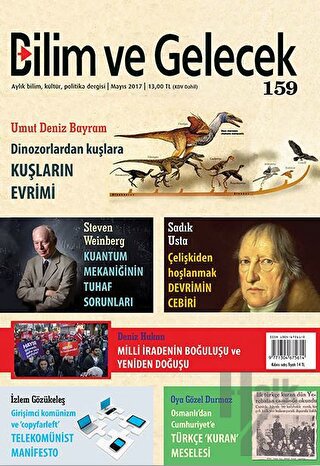 Bilim ve Gelecek Dergisi Sayı: 159 Mayıs 2017 - Halkkitabevi