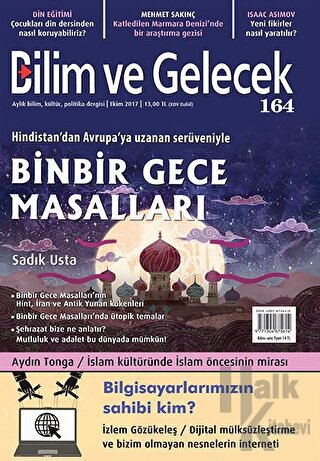 Bilim ve Gelecek Dergisi Sayı: 164 Ekim 2017 - Halkkitabevi