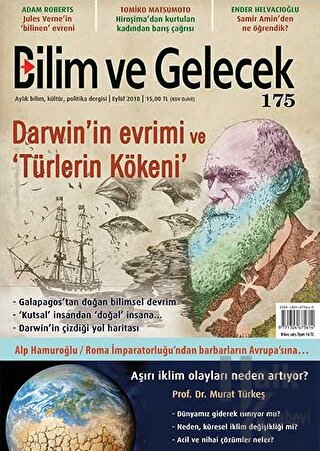 Bilim ve Gelecek Dergisi Sayı: 175 Eylül 2018 - Halkkitabevi