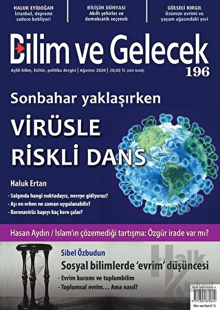 Bilim ve Gelecek Dergisi Sayı: 196 Ağustos 2020 - Halkkitabevi