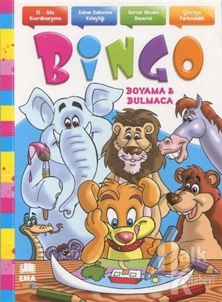 Bingo Boyama ve Bulmaca - Renkli Örnekli - Halkkitabevi